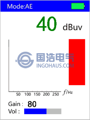 超聲測量結果