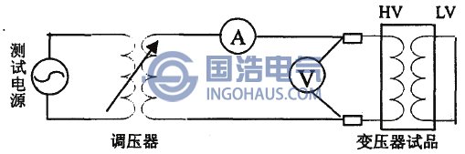 短路阻抗法測(cè)量接線圖